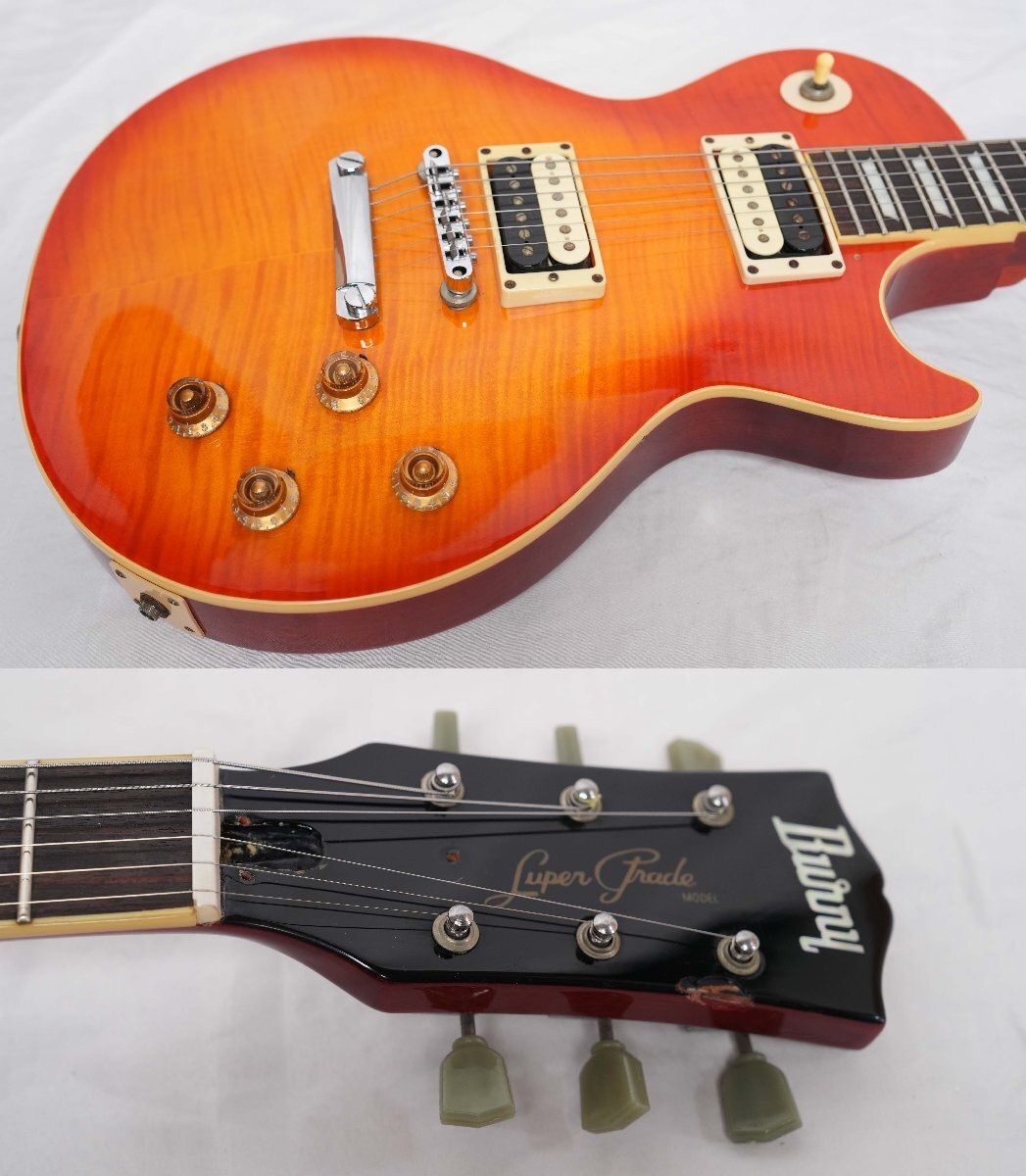 Burny レスポール　RLG-55 美品 Burny RLG-55 Vintage Cherry Sun Burst VCS 中古｜ギター買取の
