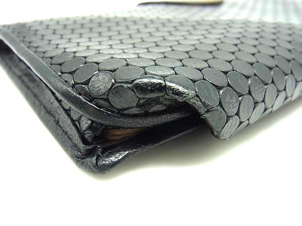□美品□ HIROKO HAYASHI ヒロコハヤシ レザー 二つ折り 長財布 