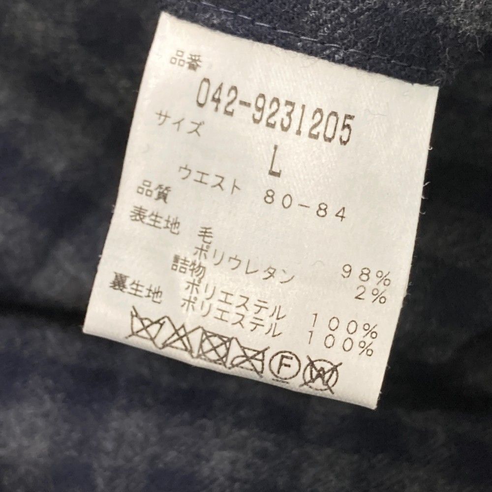 サイズ：L ST ANDREWS セントアンドリュース  ウール混 中綿パンツ ブロックチェック柄 ブラック系 [240101404600] ゴルフウェア メンズ ストスト サイズ：L ST ANDREWS セントアンドリュース ウール混 中綿