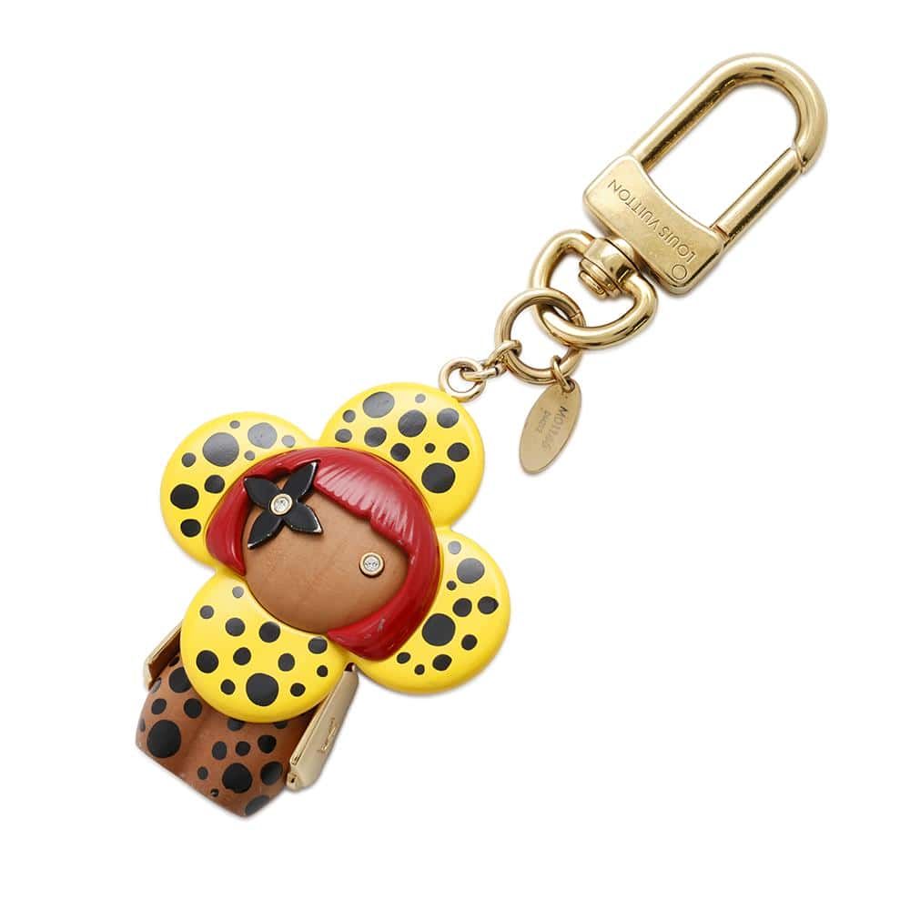 ルイヴィトン x 草間彌生 ヴィヴィエンヌ チャーム キーホルダー