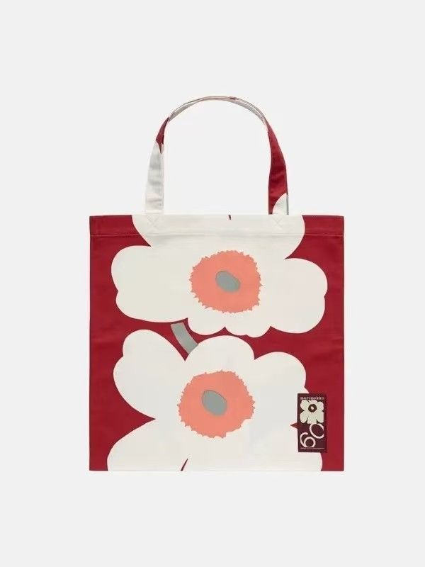 マリメッコ 花柄 エコバッグ 60周年記念 marimekko マリメッコ トートバッグ ウニッコ 60周年 Carrier