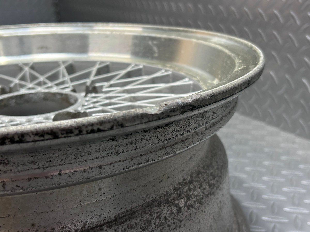 送料無料【当時物】エンケイ メッシュ 14インチ 6J +15 4穴114.3