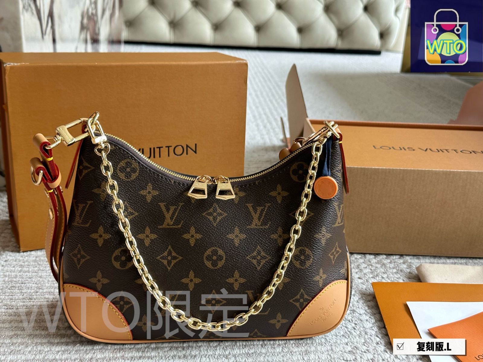 あらゆるシーンに♪【Louis Vuitton】ブーローニュバッグ LV × TM ブーローニュ PM モノグラム｜ルイ・ヴィトン 公式