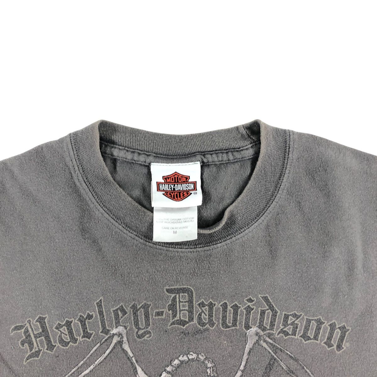 古着 ハーレーダビッドソン Harley-Davidson ドクロ柄 スカル柄 鷲柄