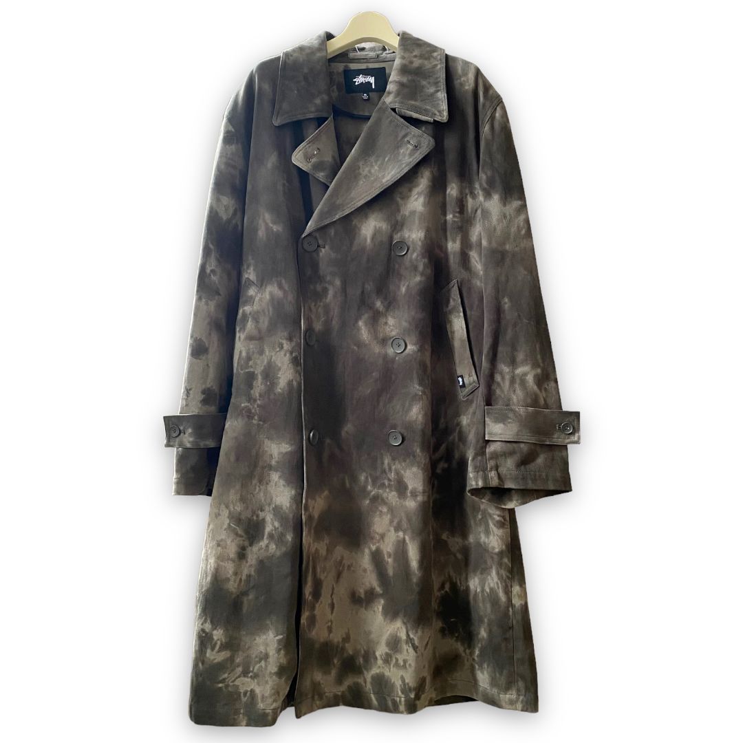 STUSSY DYED TRENCH COAT ステューシー トレンチコート