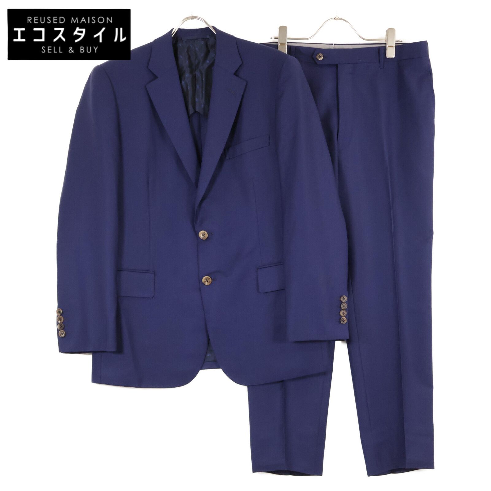 スーツセレクト セットアップ ビジネス スーツ 3点セット ネイビー