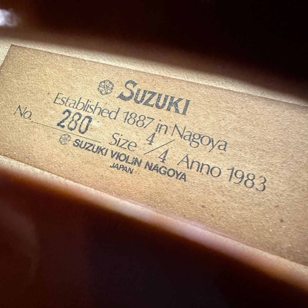 お*か様 SUZUKI スズキ★バイオリン★No.280　4/4サイズ　Anno お*か様 SUZUKI スズキ☆バイオリン☆No.280 4/4サイズ Anno スズキ