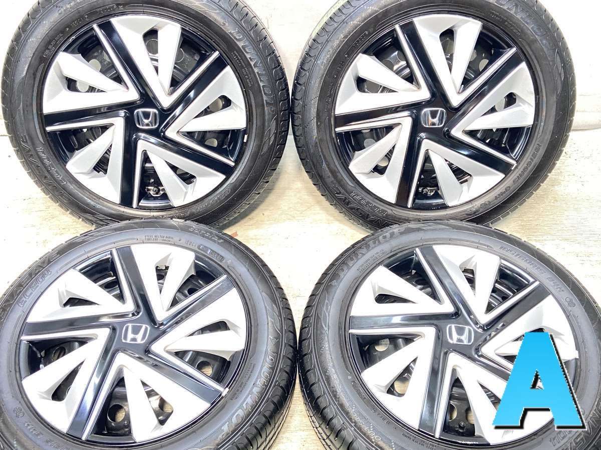 185/60R15  nダンロップ エナセーブ EC204 nホンダ純正  n15x6.0  100-4穴 n中古タイヤ サマータイヤ ホイールセット 4本セットn s15250128042