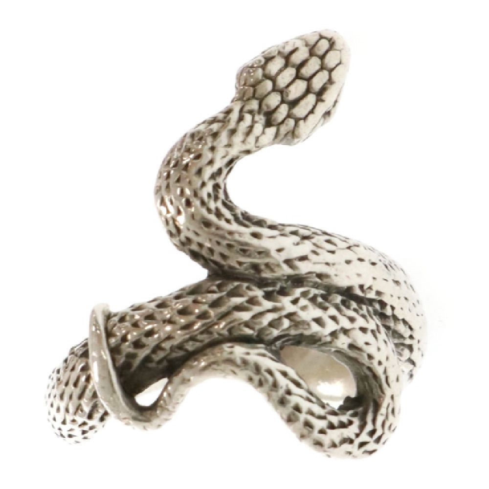 CRAZY PIG (クレイジーピッグ) BOOM SLANG SNAKE RING ブーム スラング スネーク リング シルバー 13号