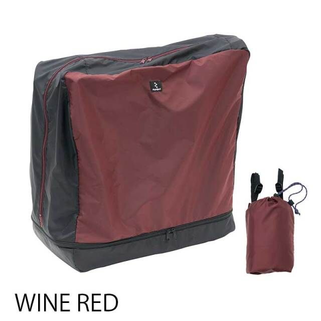 種類11 WINE RED リンプロジェクトブロンプトン輪行バッグ 車体完全収納 底面全開可 チェック柄 サドルバッグ式収納袋 No1045 持ち運び 折り畳み自転車 rin project