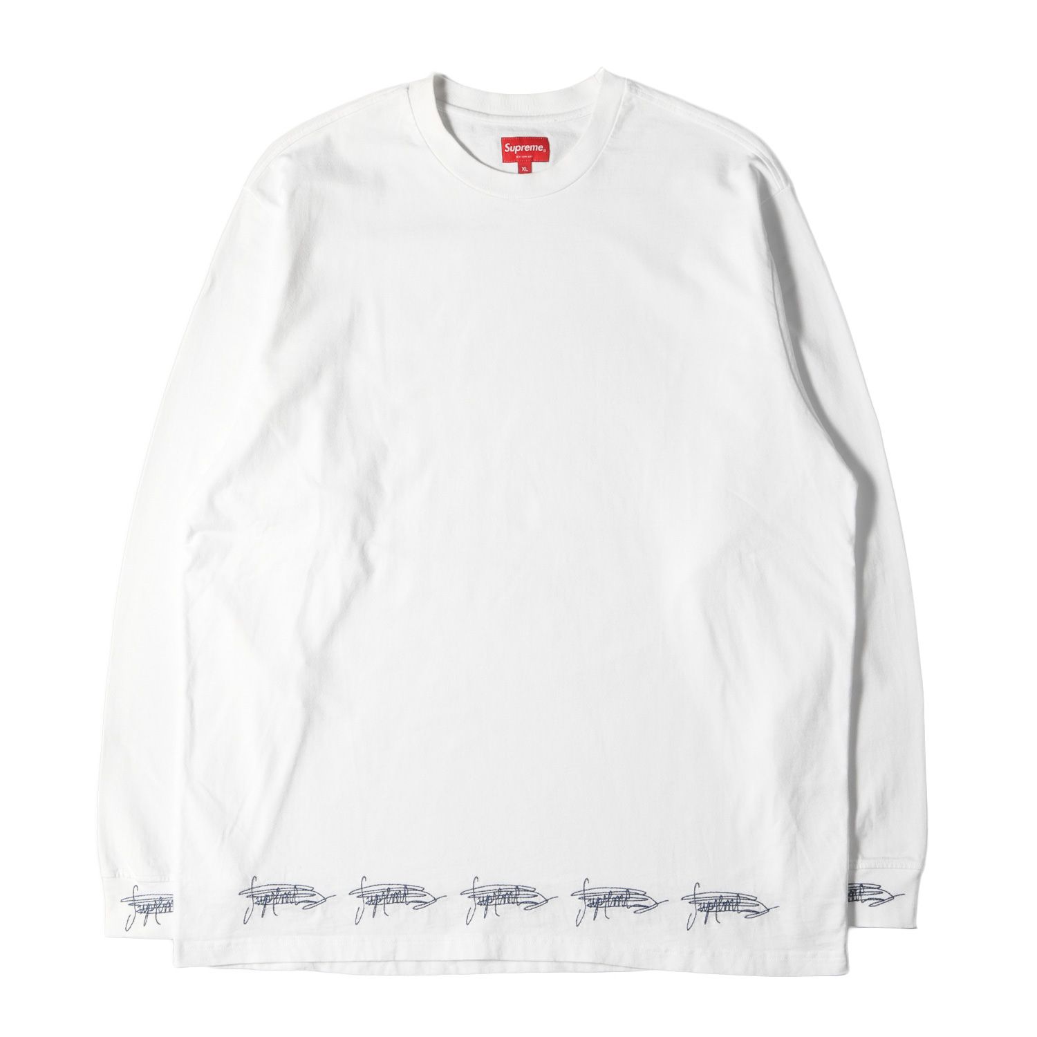 Supreme シュプリーム Tシャツ サイズ:XL 22AW シグネチャーロゴ 