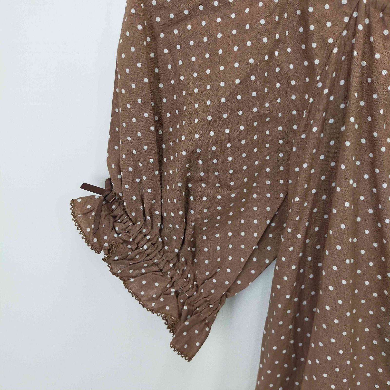 PINK HOUSE（ピンクハウス）の「水玉プリントミディワンピース