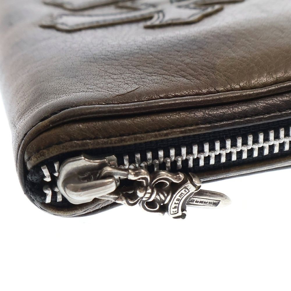 クロムハーツ 3セメタリークロスラウンドジップ CHROME HEARTS (クロム