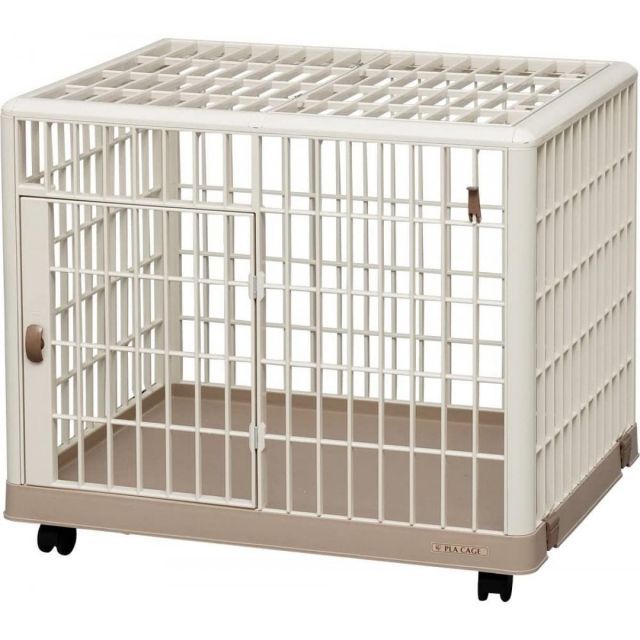 アイリスオーヤマ プラケージ 660 ベージュ | 犬 ケージ 室内 1段 小型犬用 猫 ケージ キャットケージ ペットケージ ルームケージ