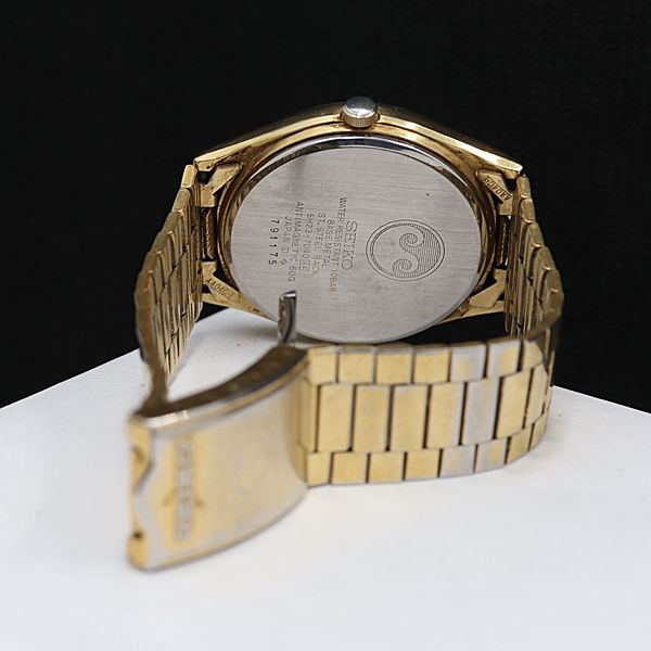 【美品/新品電池】 SEIKO クロノス メンズ 腕時計 デイデイト ゴールド 美品/新品電池】 SEIKO クロノス メンズ 腕時計 デイデイト ゴールド