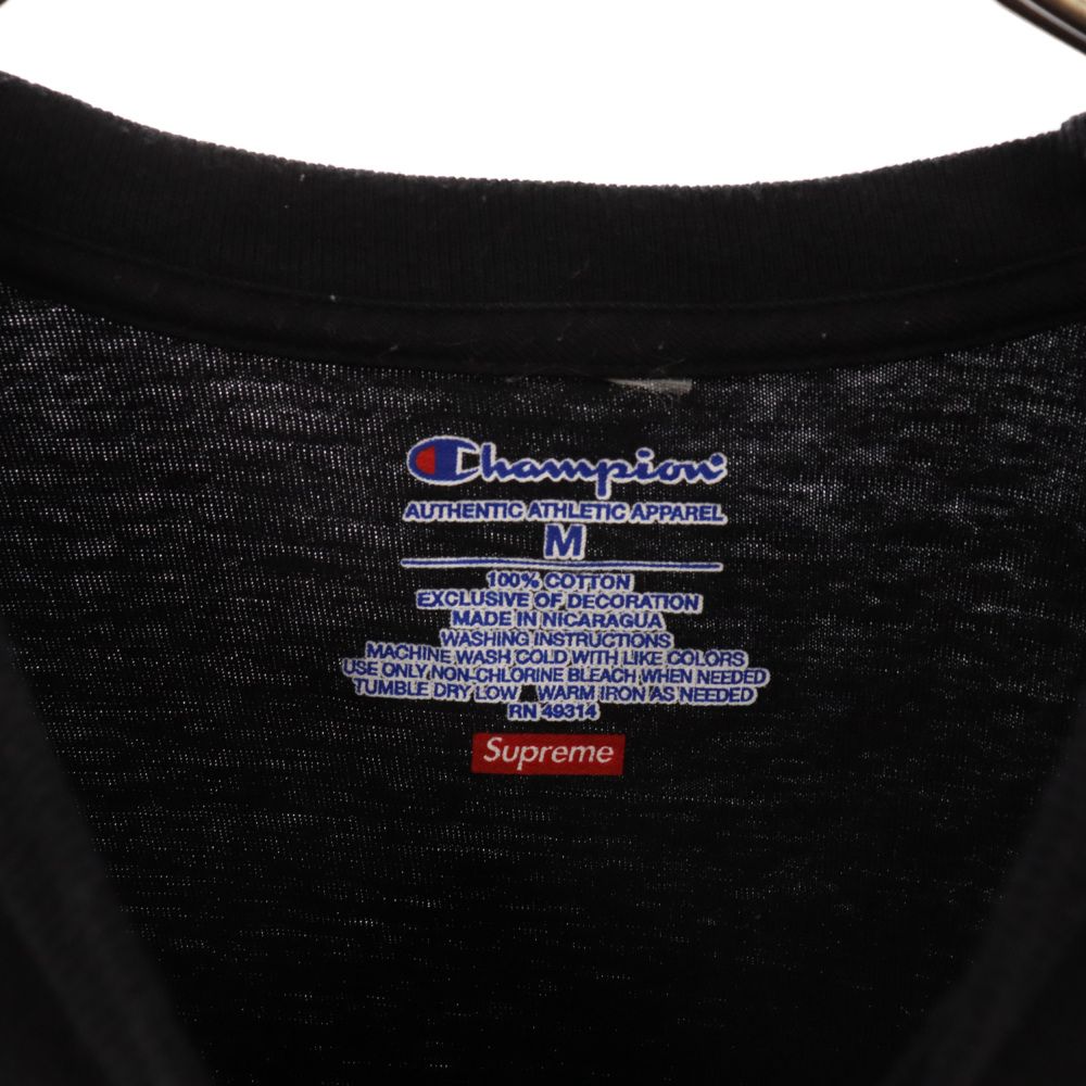 SUPREME (シュプリーム) 17AW ×Champion Stacked C L/S Tee