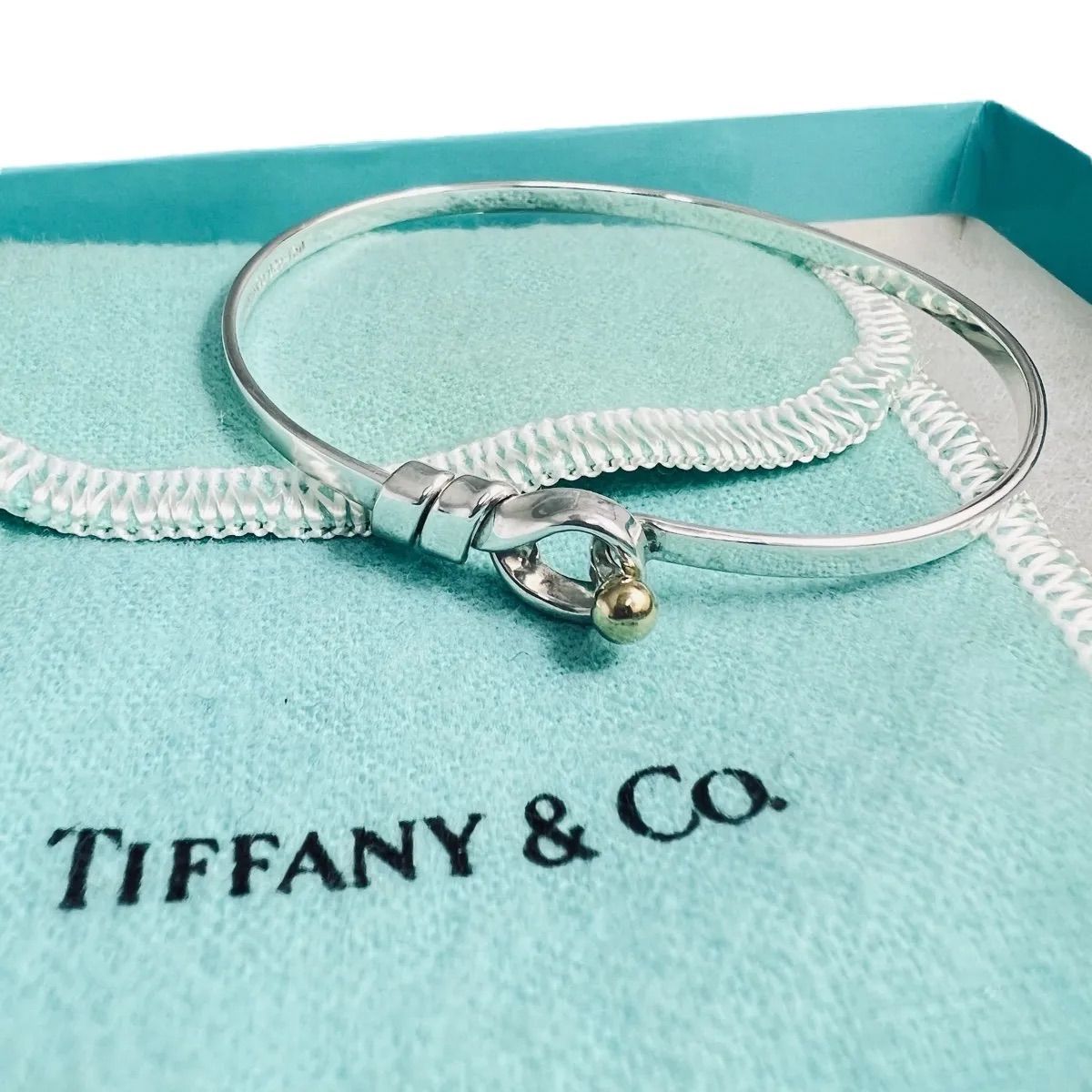 TIFFANY＆Co. ティファニー ブレスレット フック&アイ バングル 750