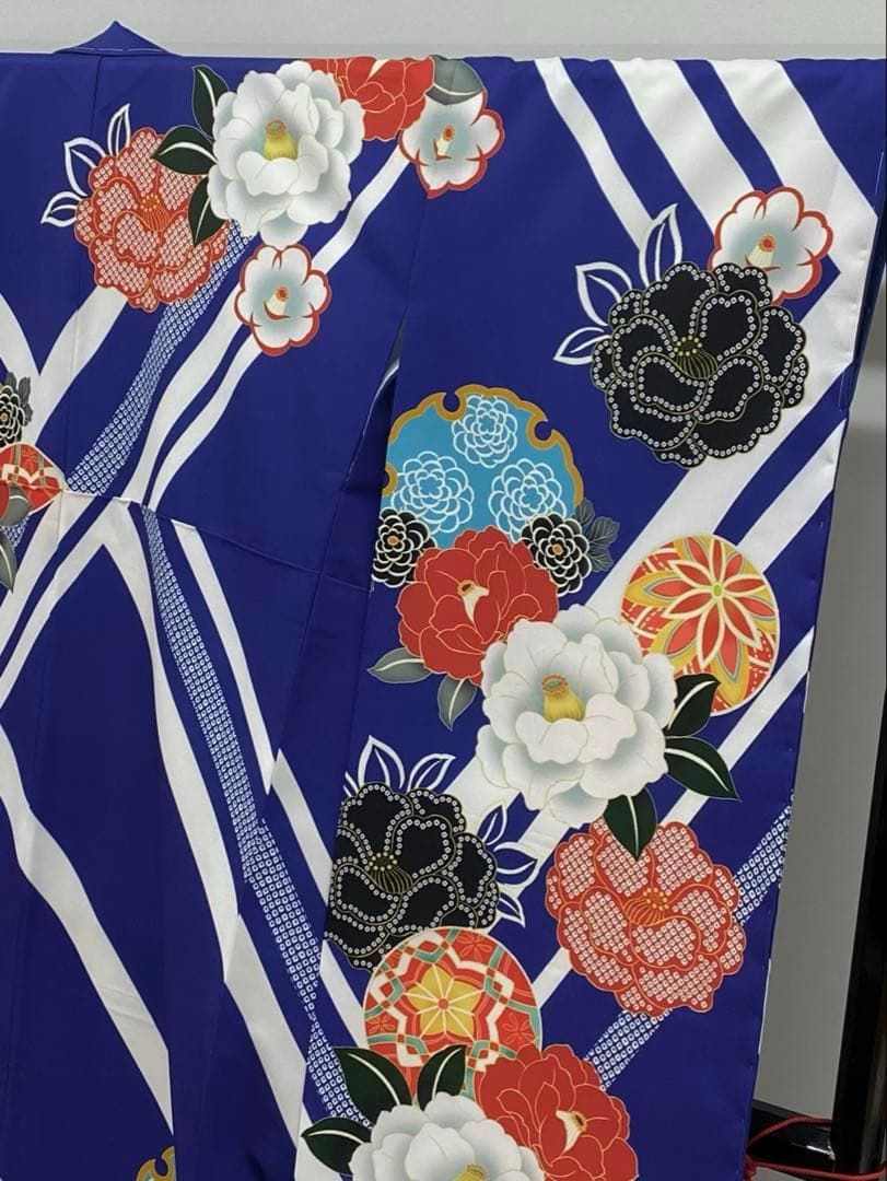 ポリエステル振袖 和モダン 身丈170cm 躾糸付き - メルカリ