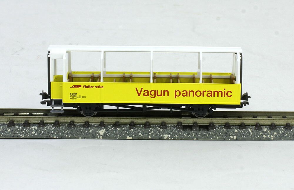 新品未使用5253 鉄道模型 KATOレーティッシュ鉄道 オープンパノラマ客車 KATO】レーティッシュ鉄道 オープンパノラマ客車（B2101）2024年