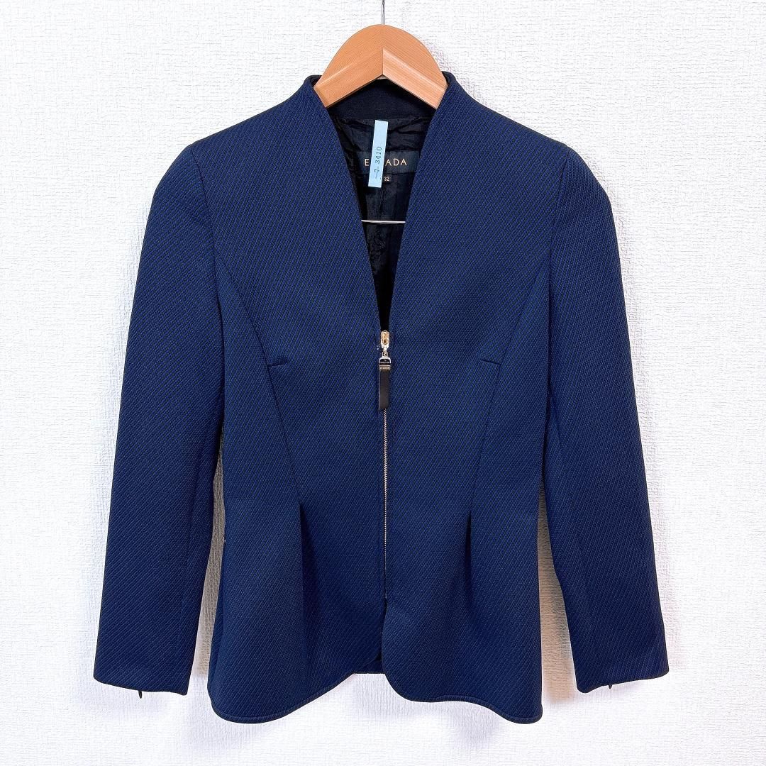 ESCADA パンツセットアップスーツ 32 ネイビー