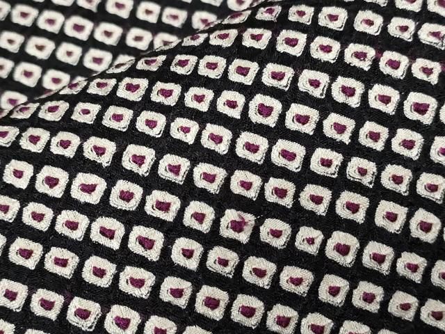 平和屋着物□大変加工の良い総絞り小紋 正絹 逸品 AAAX9047ph