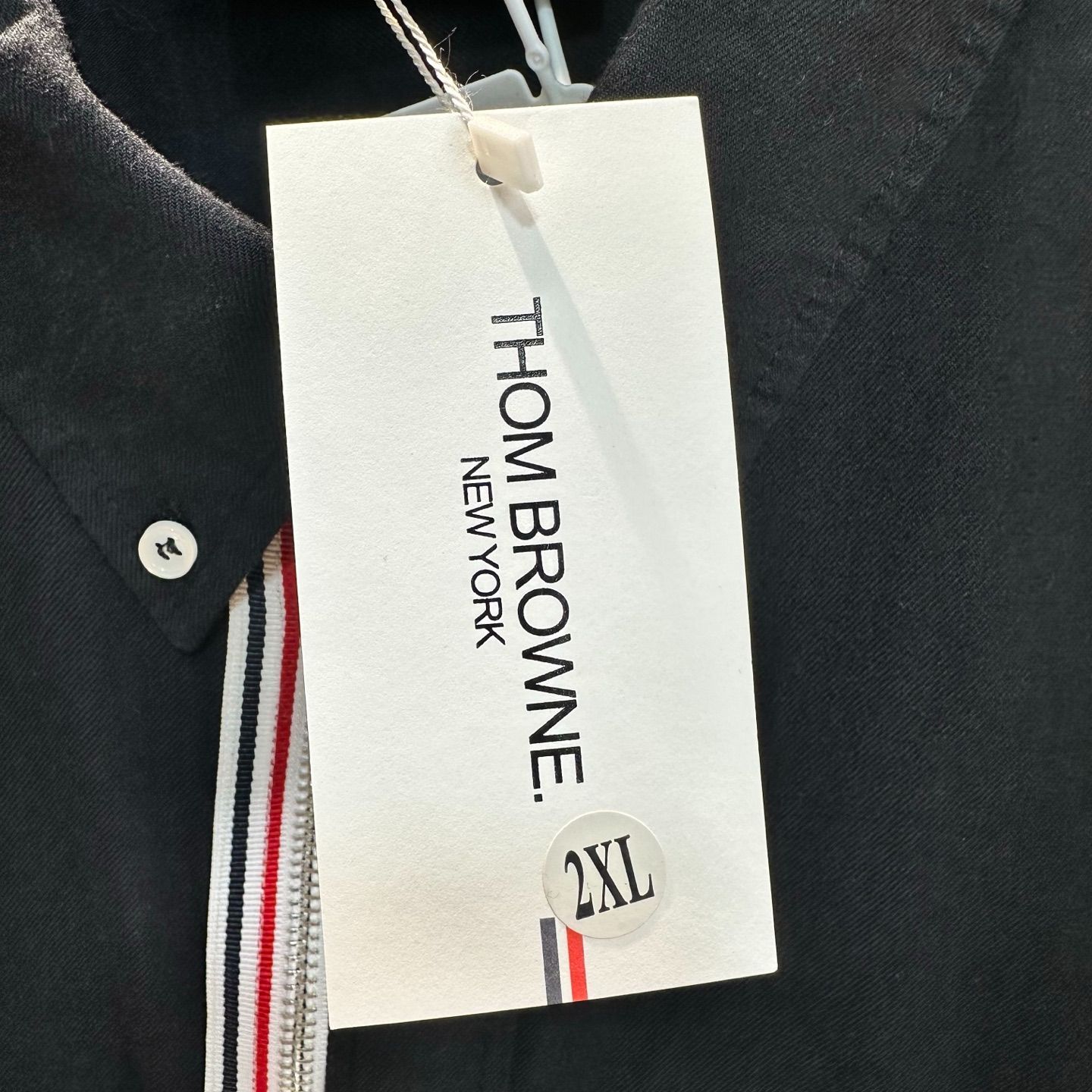 Thom Browne黒い長袖シャツ