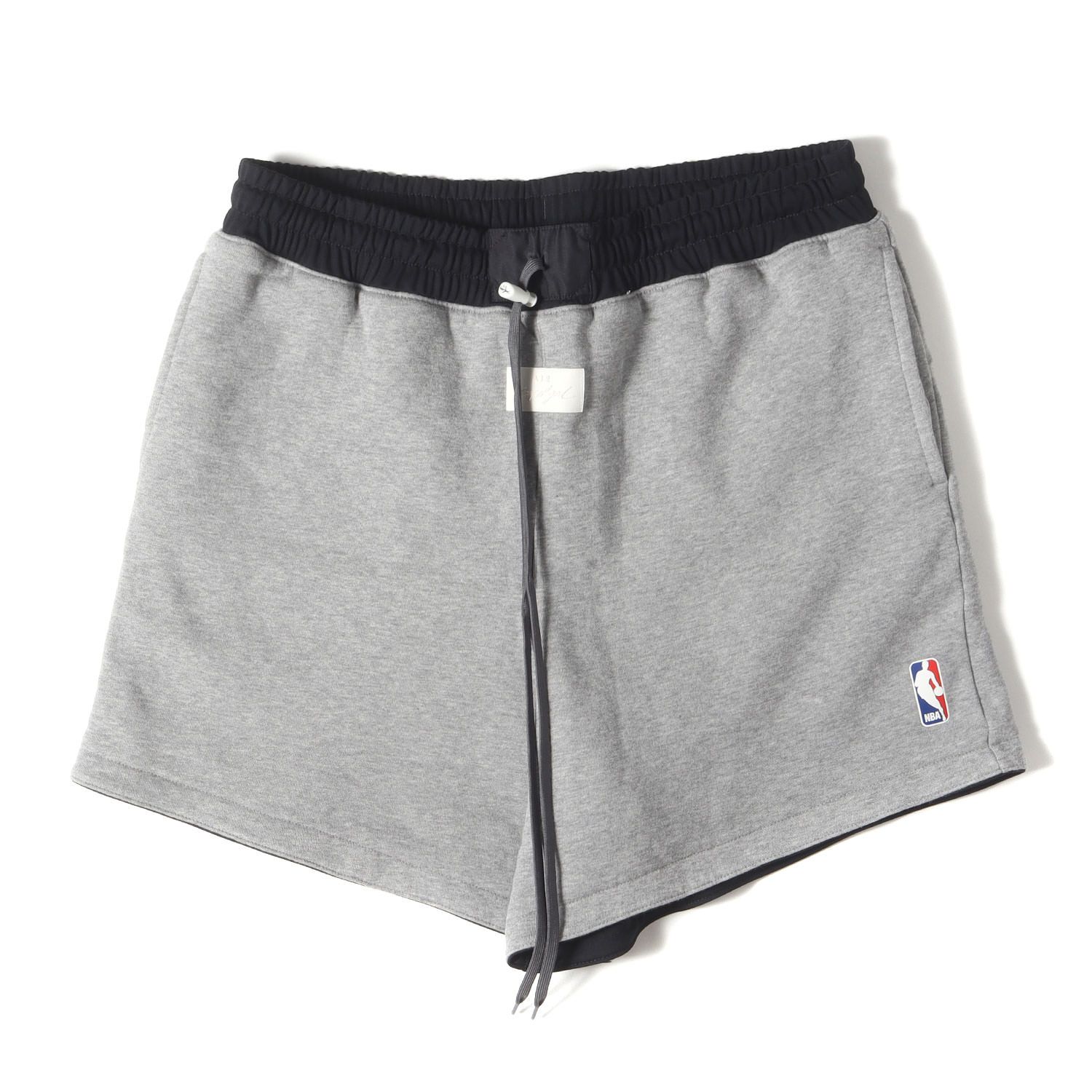 FEAR OF GOD フィアオブゴッド パンツ サイズ M | NIKE NBA リバーシブル スウェット ショーツ Reversible Short | グレー ホワイト | ボトムス ショートパンツ メンズ