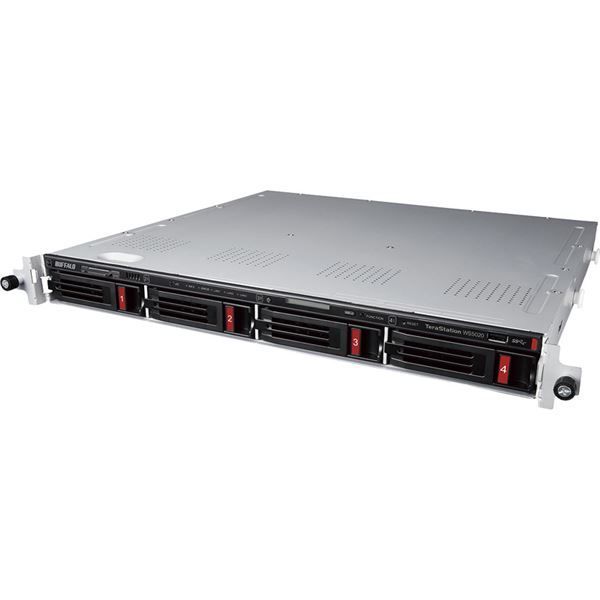 バッファロー Windows Server IoT 2019 for Storage StandardEdition搭載 4ベイラックマウントNAS 8TB WS5420RN08S9