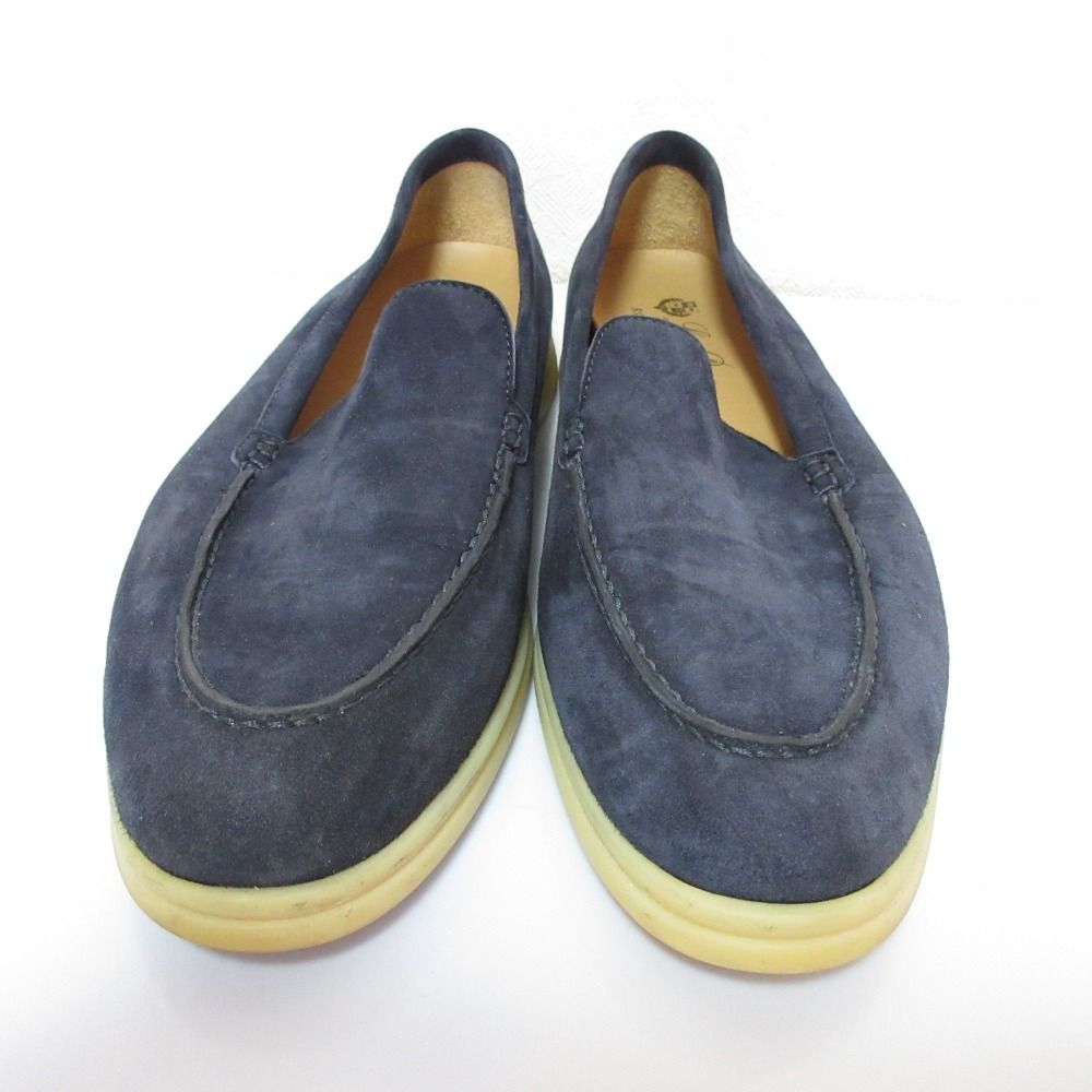 Loro Piana ロロピアーナ スエード モカシン ローファー スリッポン 良品 Loro Piana ロロピアーナ スエード モカシン ローファー