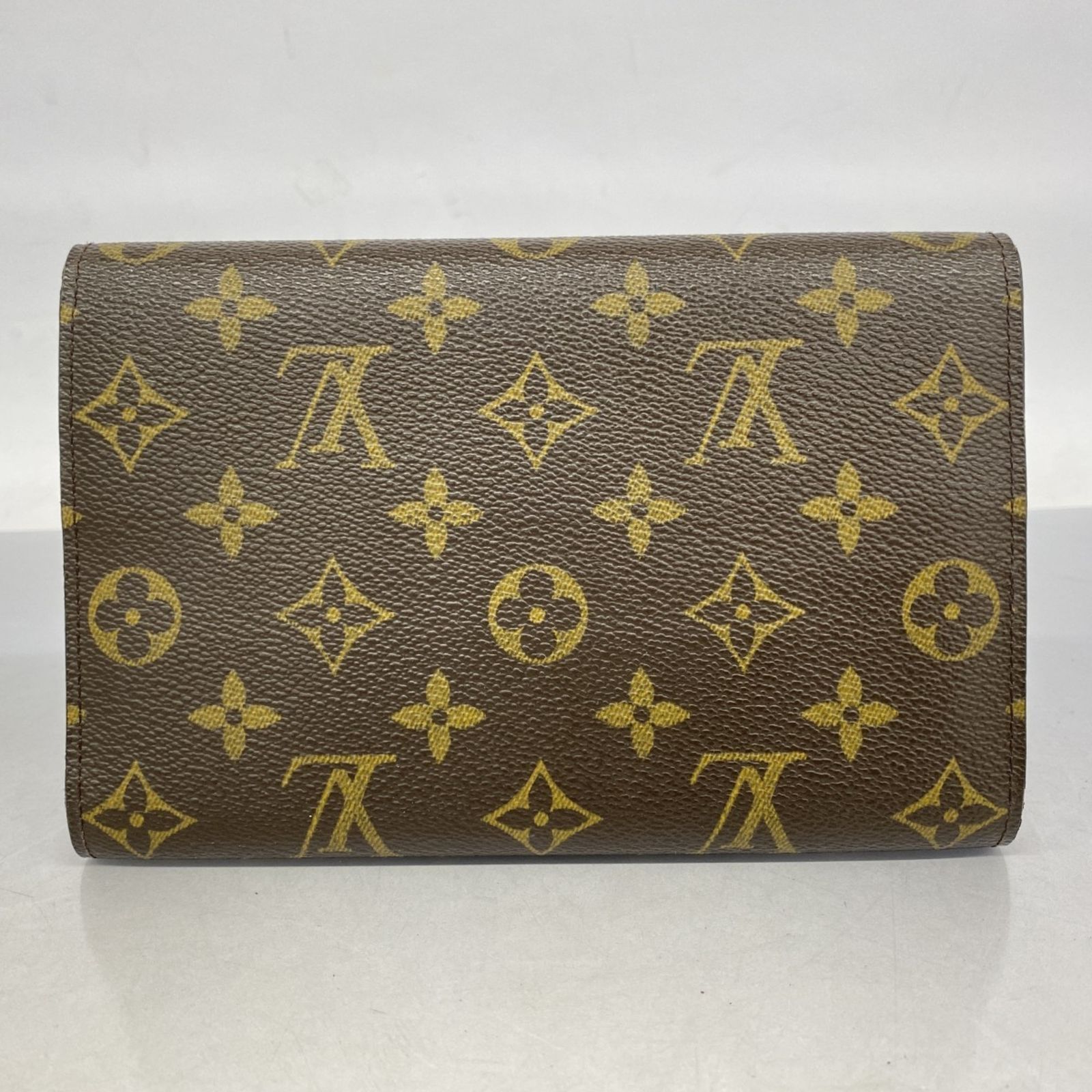 ルイヴィトン 長財布 ポシェット パスポール モノグラム ブラウン 茶 ３つ折り LOUIS VUITTON ルイ・ヴィトン 長財布 茶