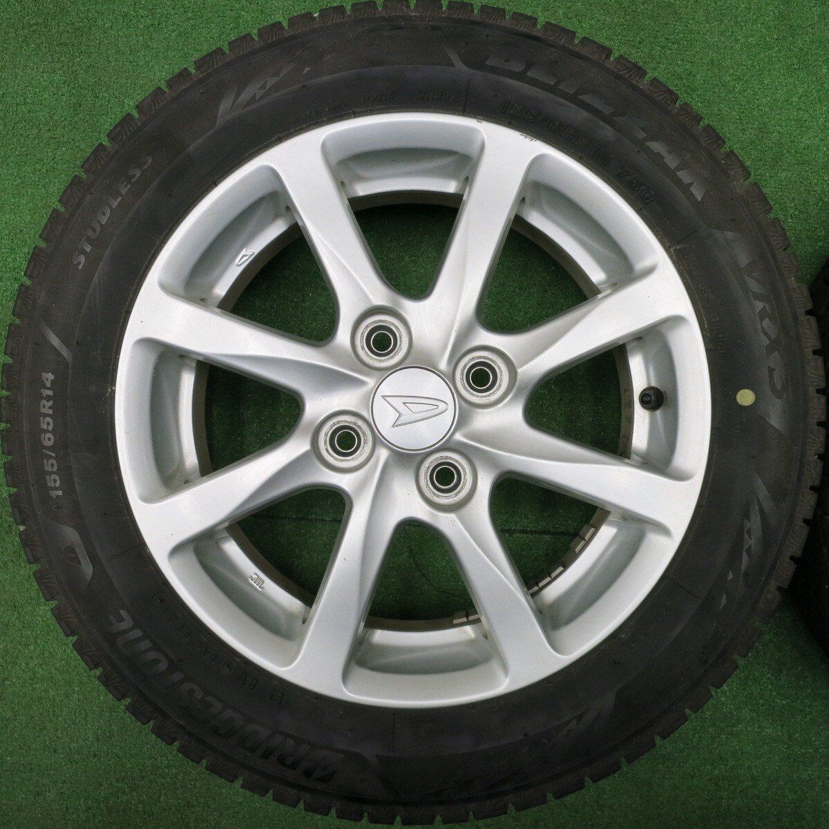 特売！ブリヂストンブリザックVRX 155/65R14ダイハツタント純正アルミ① ブリザック VRX2 【2024年製】ブリヂストン 155/65R14 新品4本