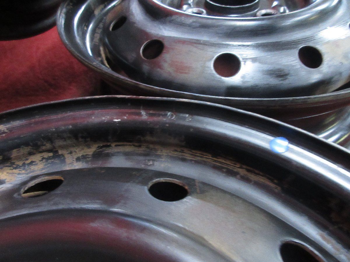 スチール ホイール 4本 ダイハツ 純正 13×4.00B 4穴100 +40 ハブ