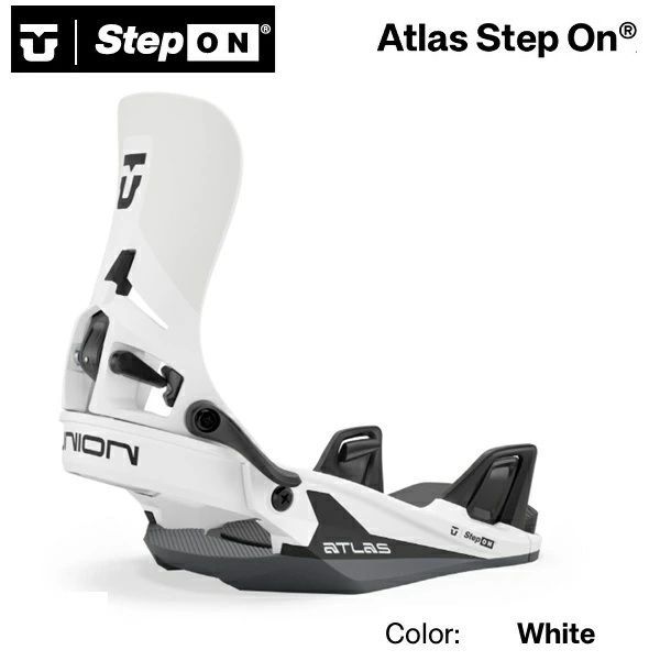 UNION ATLAS STEPON ユニオン アトラス ステップオン カラー WHITE バインディング STEP ON | 25-26 2026 UNION日本正規品 送料無料