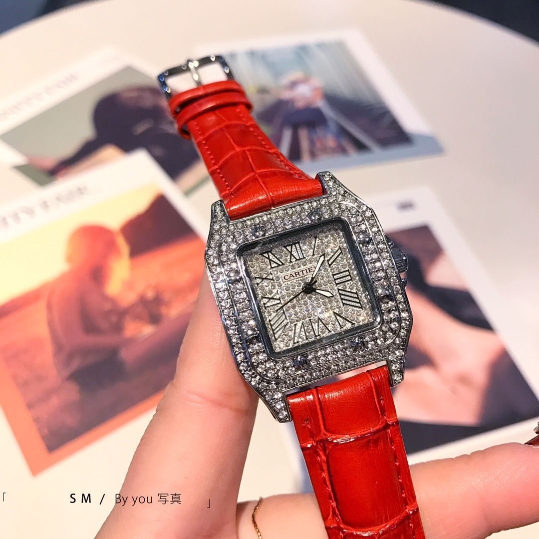 今日特価！CARTIER カルティエ サントス レディース 満?シリーズ