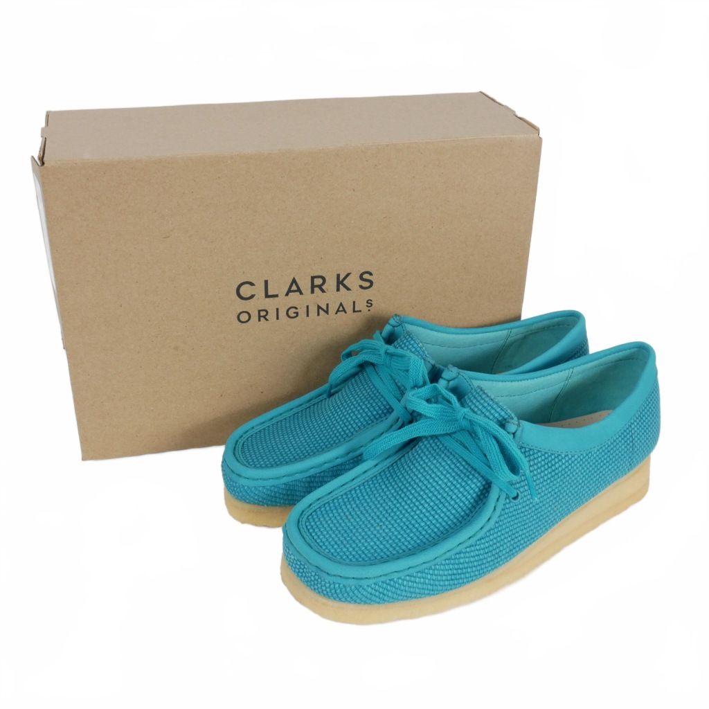 【未使用品】 Clarks ワラビー カモフラ柄 ブルー サイズ23cm 楽天市場】クラークス ワラビー ブルーの通販