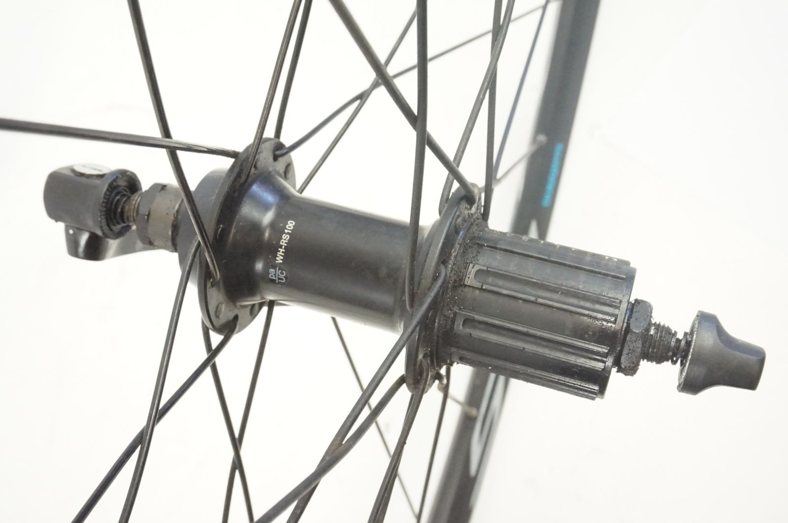 完成車付属 シマノ wh-rs100 タイヤ、クイック付き☆ shimano RS100