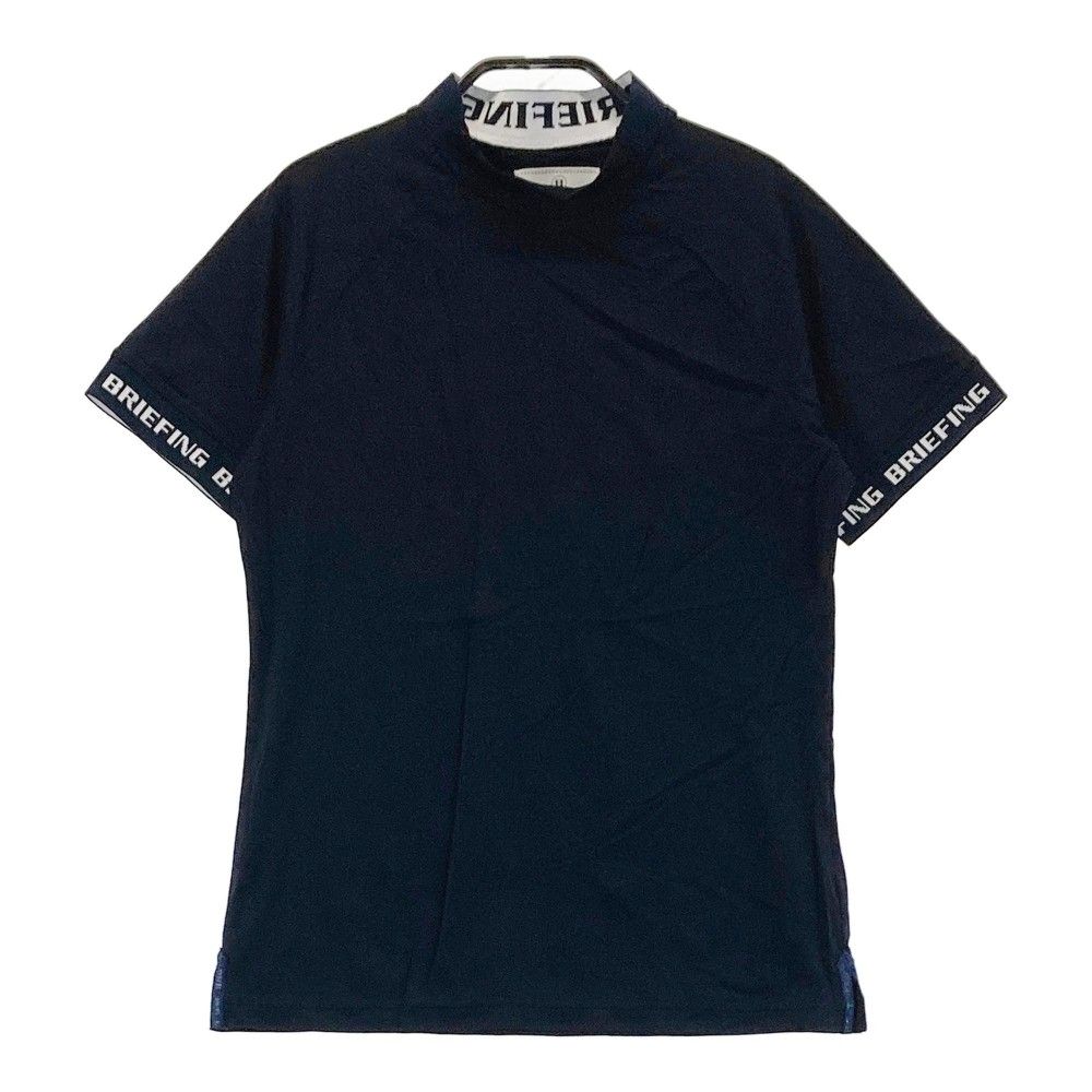 【美品】BRIEFING ネイビー ハイネックシャツ BRIEFING ネイビー ハイネックシャツ BRIEFING 長袖ハイネックシャツ