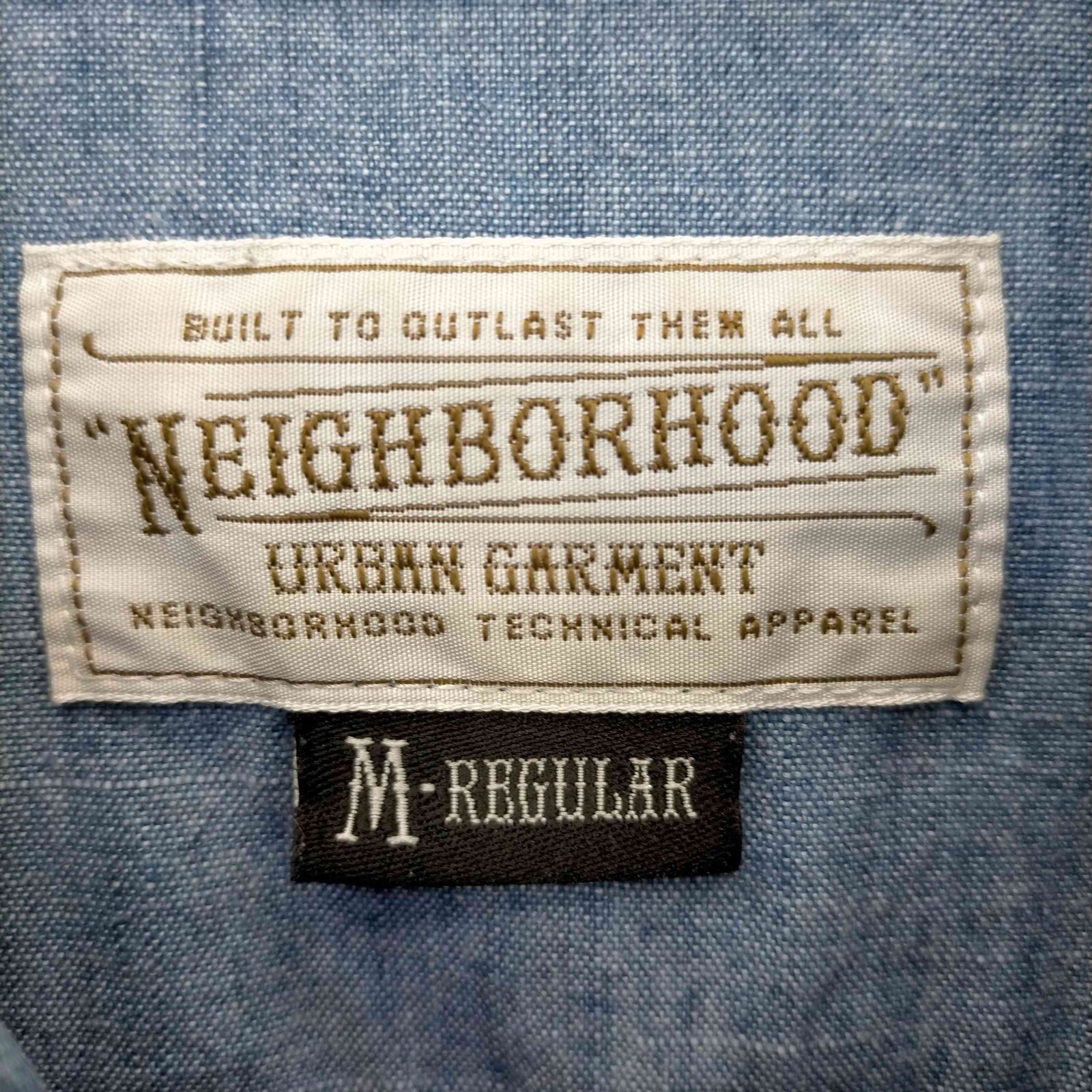 NEIGHBORHOOD ネイバーフッド 刺繍ロゴ ワークシャツ 2枚セット M