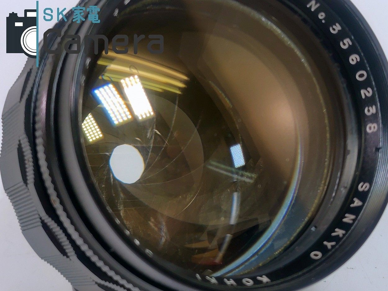 KOMURA 85mm F1.4 コムラ SANKYO KOHKI ニコンFマウント用 フード