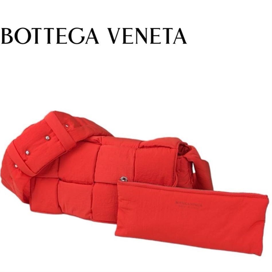 オープニング価格 未使用品レベル【極美品】BOTTEGA VENETA ボッテガヴェネタ パデッドテック カセット イントレチャート ナイロン  ショルダーバッグ - メルカリ