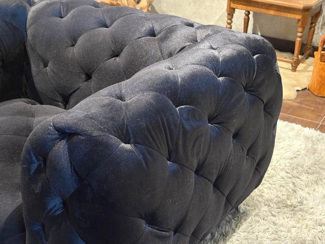 マーサークラブチェア ベルベットチェア