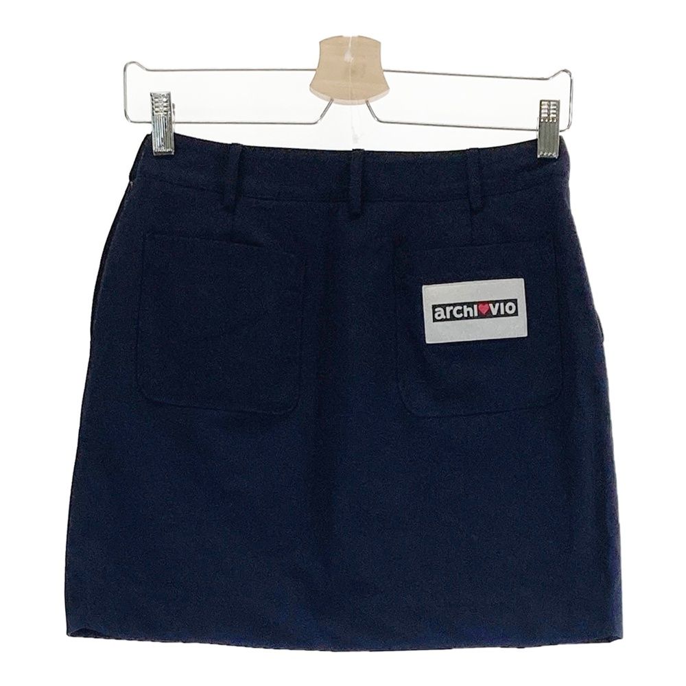 サイズ：36 ARCHIVIO アルチビオ スカート ネイビー系 [240001312586
