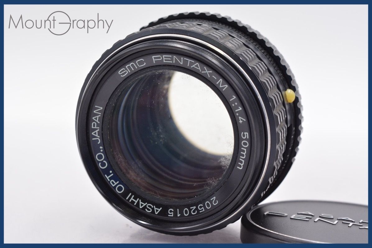 ペンタックス PENTAX SMC PENTAX-M 50mm F1.4 前キャップ付 完動 同梱可 mj5466