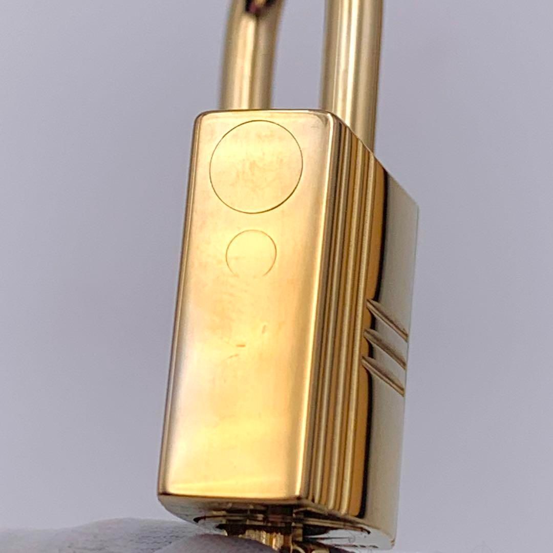 HERMES エルメス カデナ 104番 ゴールド 24Kメッキ 鍵付き 南京錠