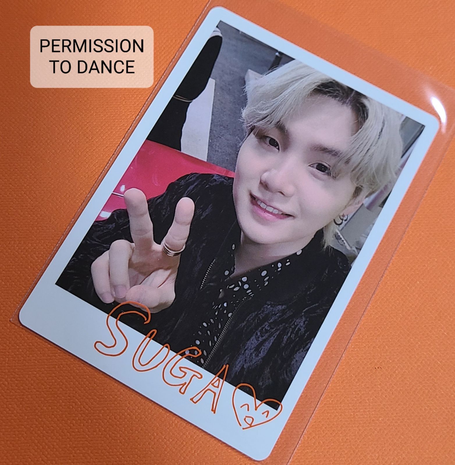 BTS PERMISSION TO DANCE ミニフォト SPECIAL CARD SUGA シュガ ユンギ