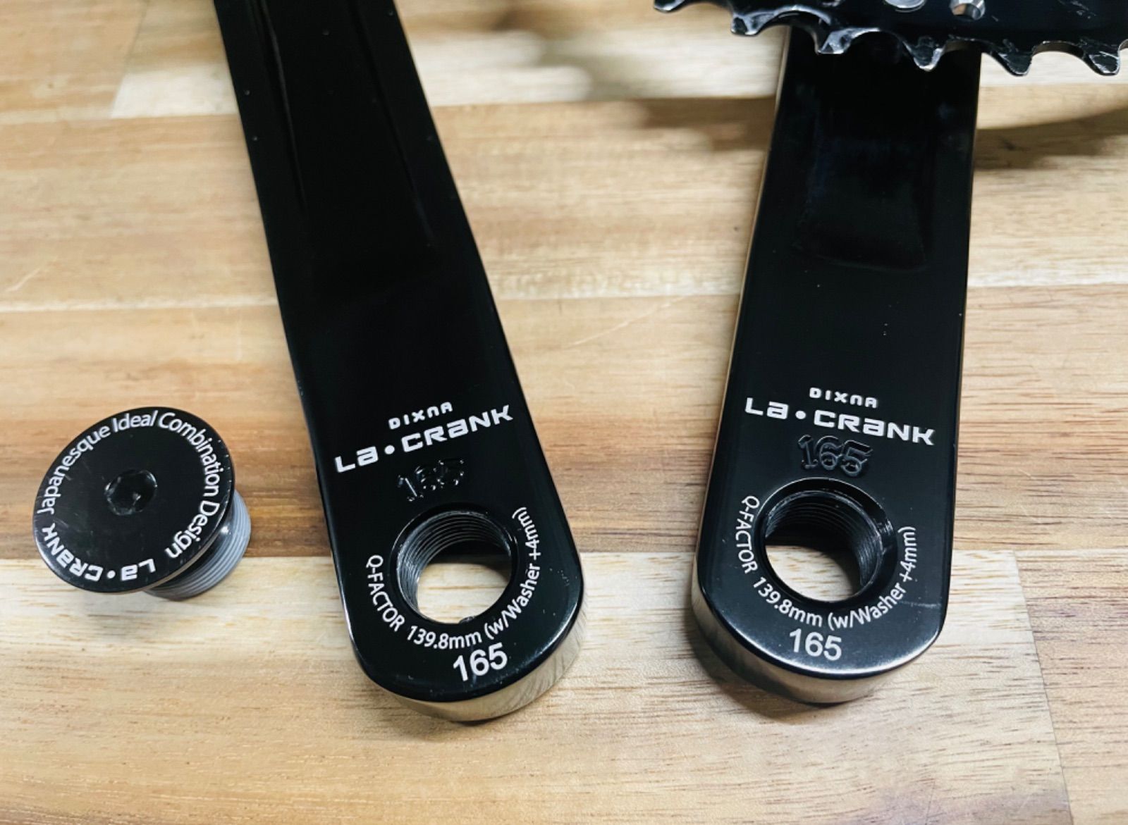 DIXNA LA・CRANK 165mm 47-31T クランクセット ラクランク DIXNA LA・CRANK 165mm 47-31T クランクセット ラクランク