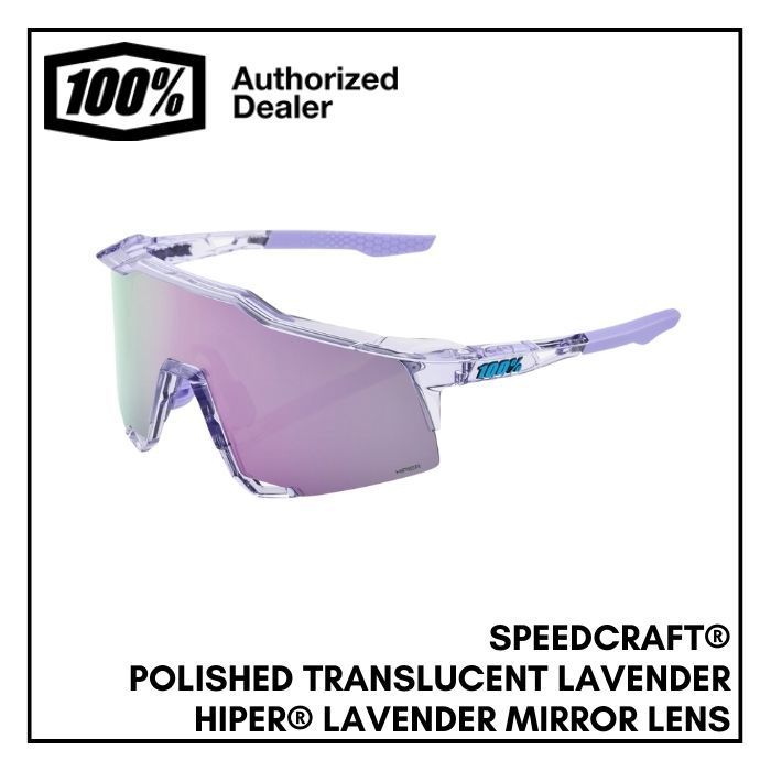 100% サングラス スピードクラフト_SPEEDCRAFT® Polished Translucent 