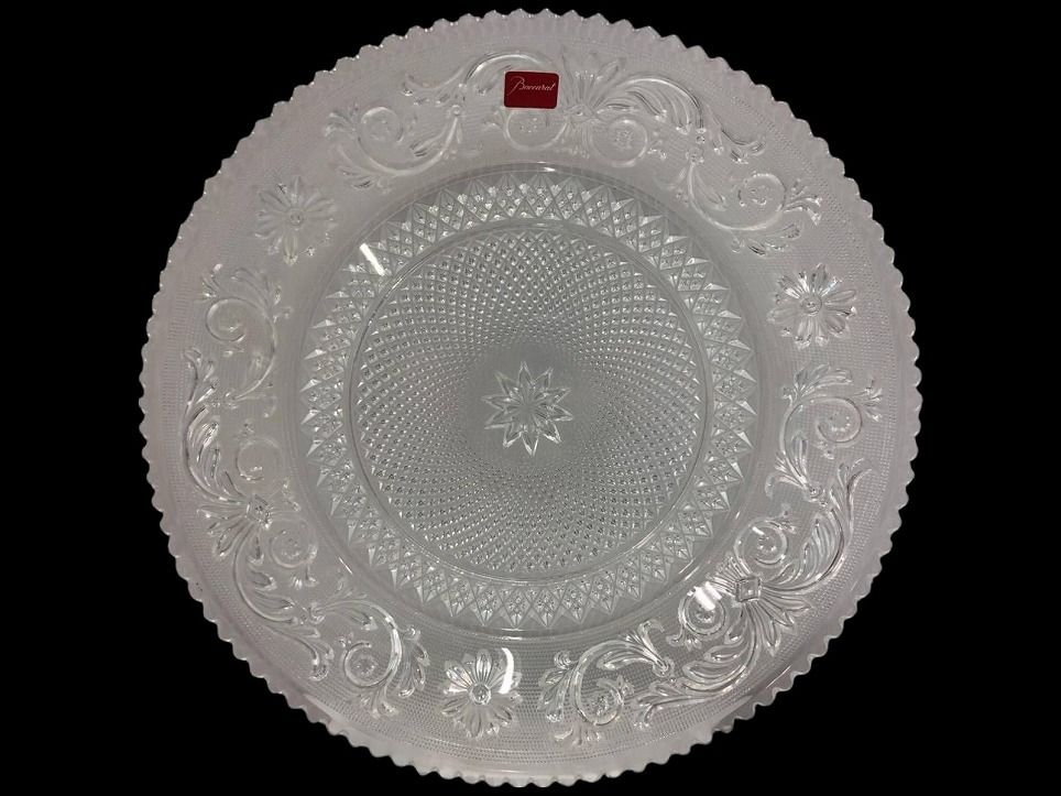 Baccarat バカラ アラベスク プレート 1732-505 24cm クリスタル AYK686526小