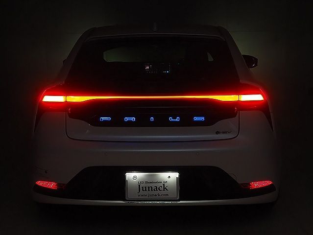 M s 60系 プリウス 2025.1- Junack LEDトランスワード イルミネーション リアエンブレム用 ブルー 社外 ジュナック パーツ 部品 外装 カスタム ドレスアップ 60プリウス PRIUS 60 イルミ 青 LTW-T3B FFCRYSTALESIA_COM