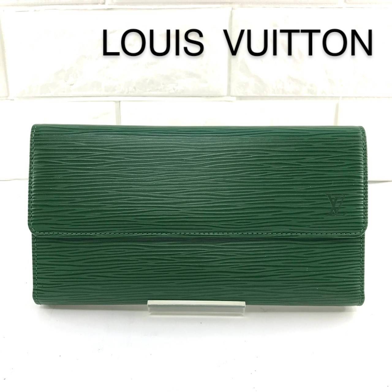 LOUIS VUITTON ルイヴィトン エピ ポルト・トレゾール インターナショナル ボルネオグリーン 長財布 TB-0003 - メルカリ